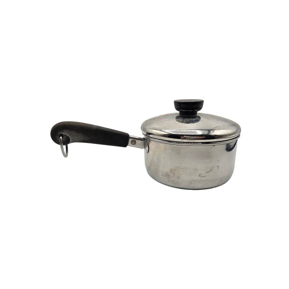 Revere Ware 1 Quart‎ Tall Sauce Pan Stainless Steel with Lid EUC - Picture 1 of 10